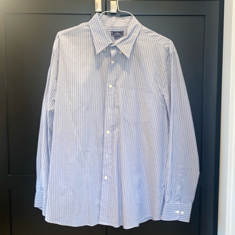 Men’s Dockers Striped Button Down Shirt - Size XL